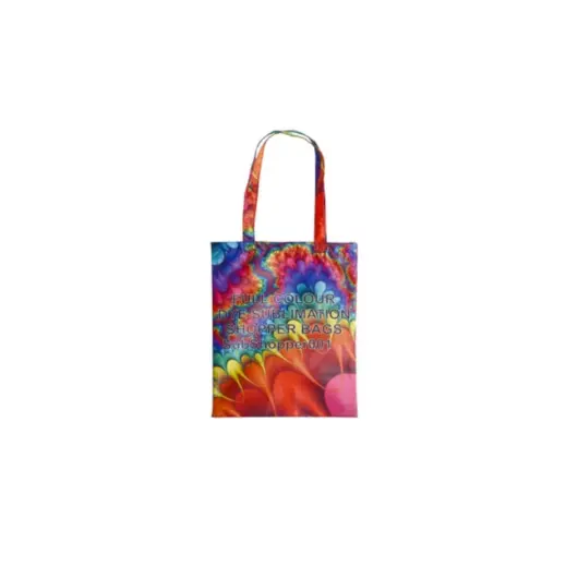 Poly Oxford Sublimation Shopper - Small Branded